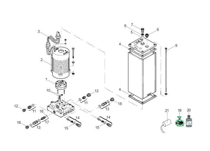 faac hydraulic control unit spare parts page 760 cbac