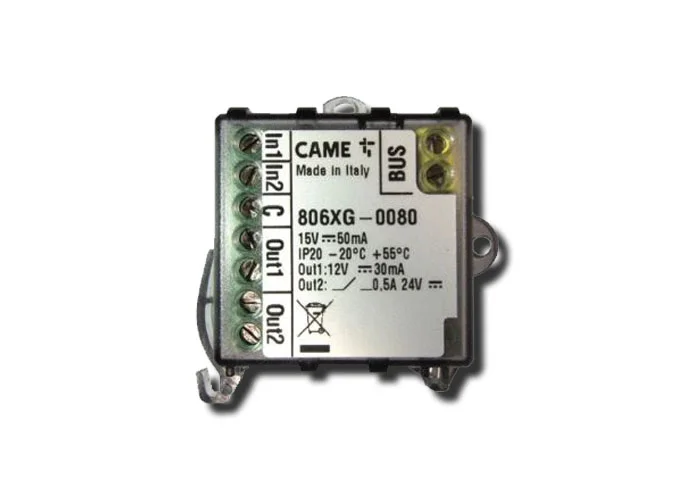 came bus expansion module 2 inputs and 2 outputs 806xg-0080