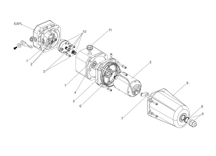 faac hydraulic control unit spare parts page s800h cbac