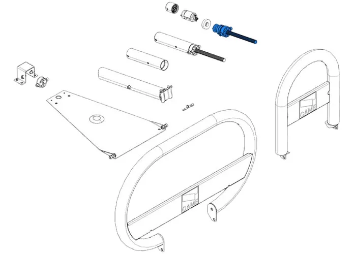 came spare part endless screw unipark 119riu009