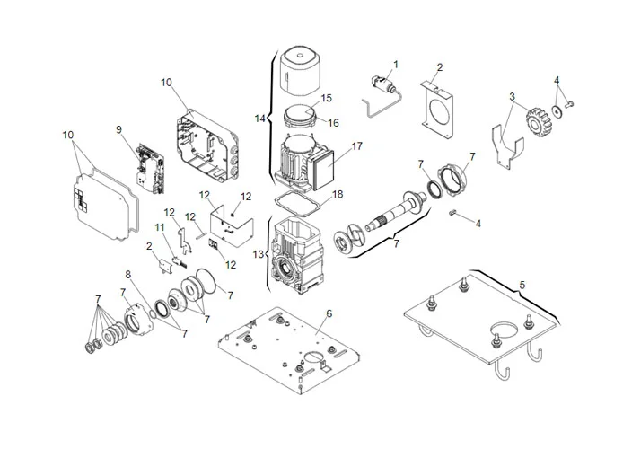 faac motor spare parts page 884 mc 3ph