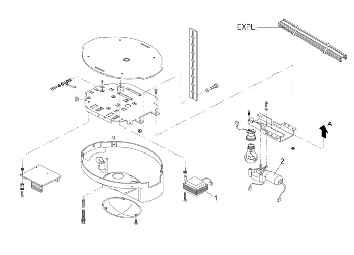 faac spare parts page for motor 530