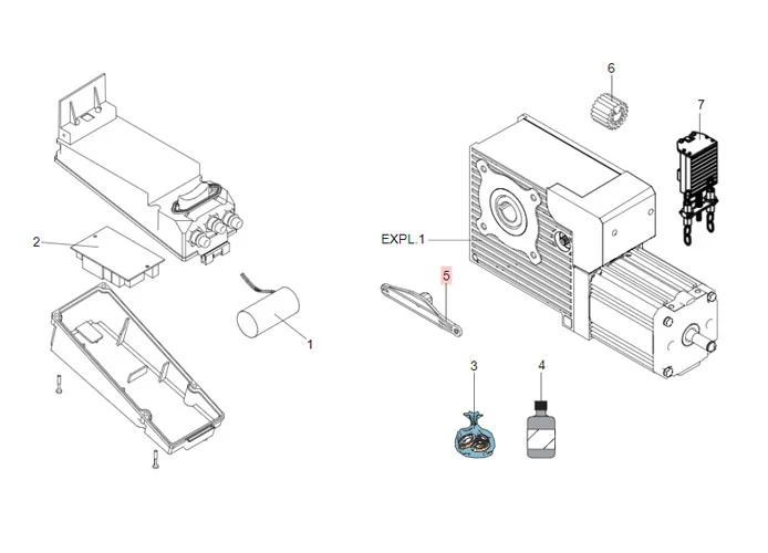 faac ricambio leva sblocco 540/541/mercury 7290385