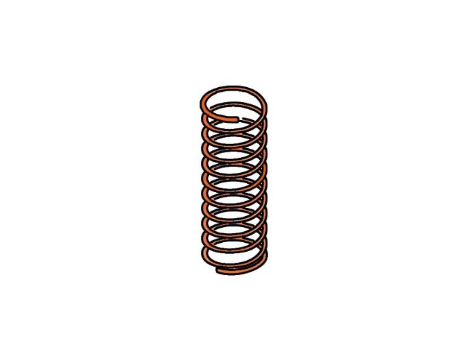 faac ricambio molla mt4costa/ mt4,5/ mt5/ mt4 siepe 7210745