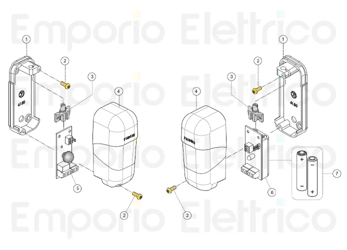 fadini ricambio confezione di viti autofilettanti 3,5x9,5 TCC inox nera 57002 