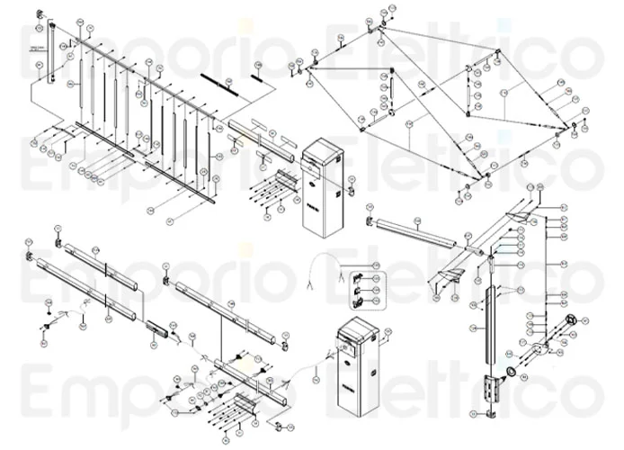 fadini ricambio asta r532 da 3,20 m per bayt 980 97229