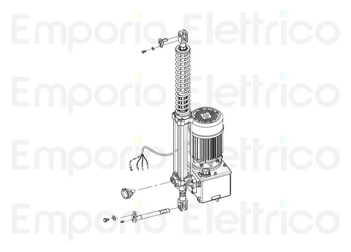 fadini ricambio cos 982 con motore-centralina-pistone ø 60 mm da 19 s per bayt 980 97322