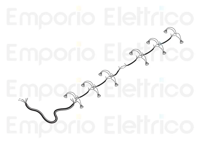 fadini ricambio cavo elettrico con n°12 faretti a led per bayt 980 97380