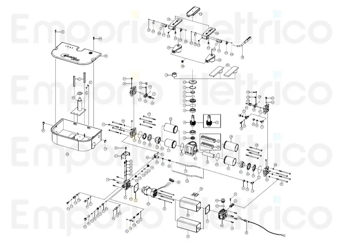 fadini ricambio ghiera con foro quadro per combi 740 980 74006