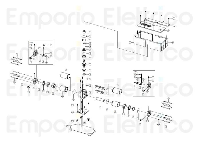 fadini ricambio grano di fermo a punta m10x30 per drive 700 70225