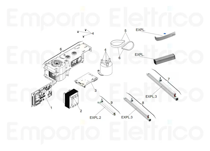 faac ricambio scheda i/o 950n2 63003257