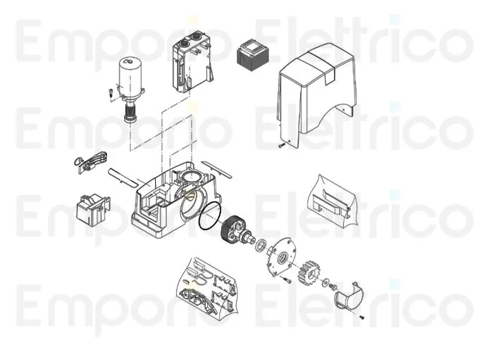 beninca pagina ricambi per motore bull624esaa-115