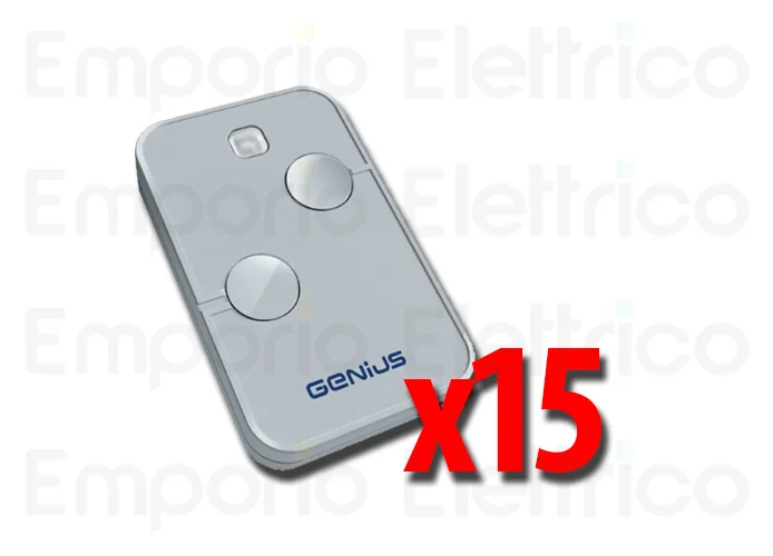 genius 15 X 2-channel remote control 868mhz kilo n tx2 jlc 787034 15 (ex code 6100332)