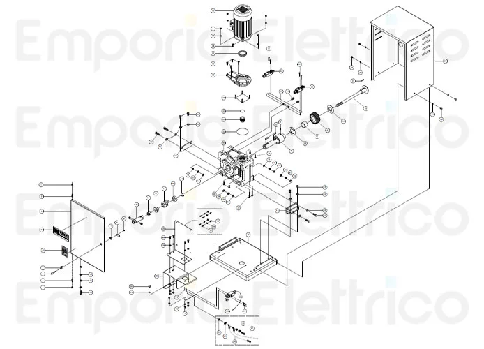 fadini ricambio basamento 40045