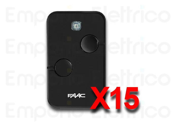 faac 15 trasmittenti 2 canali xto2 slh-sl-ds-rc 433mhz 787032 15 (ex code 787007)