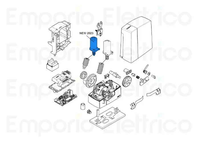 came ricambio gruppo motore bxv04age v.1 88001-0283