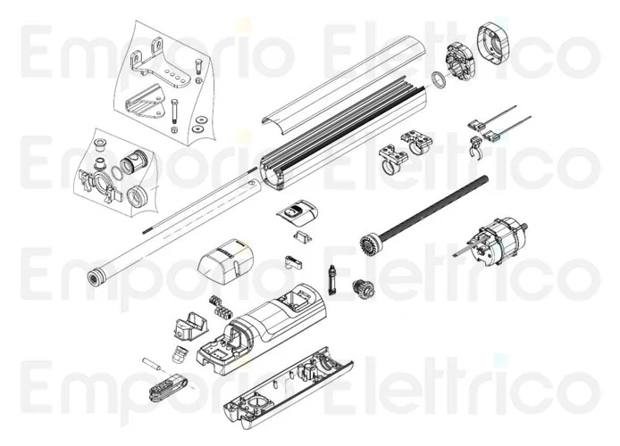 beninca pagina ricambi per tom.40m