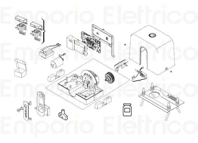 faac ricambio ingranaggi interni c720-c721 63003502