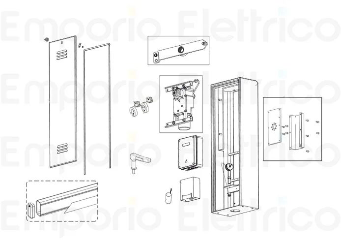 genius ricambio tappo sbarra attuatore '87 7119445