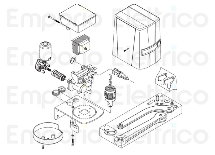 beninca ricambio chiave di sblocco kbn/kpony 9686488