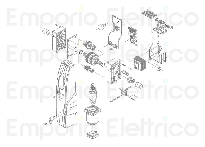 beninca spare parts page for left-hand zed.lrie