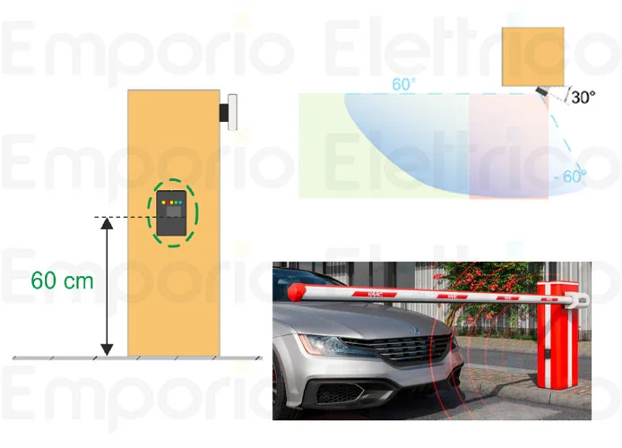 faac R-Loop radar scanner bracket 1050148