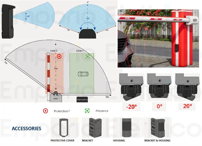 faac sensore radar evoloop 1050149