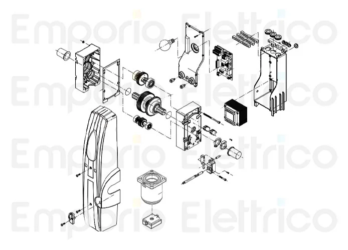 beninca pagina ricambi per motore zed.rie dx autr