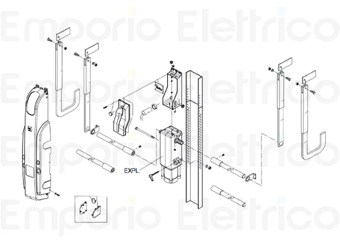 faac scheda e550s lc / geo 07 lc secondaria 63003557