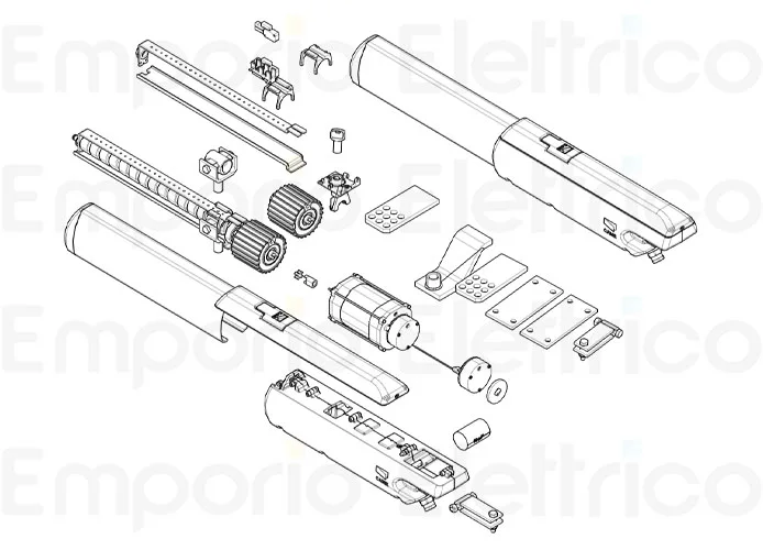came ricambio motore a5024n 88001-0344