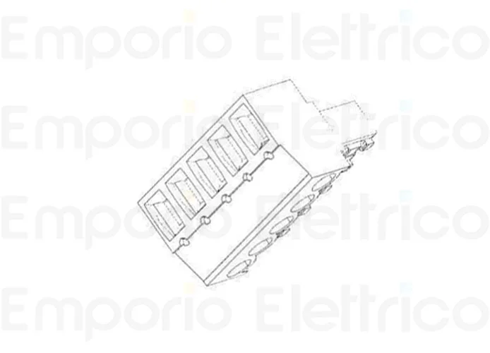 came ricambio morsettiera agt a 4 poli 5pz 88040-0063