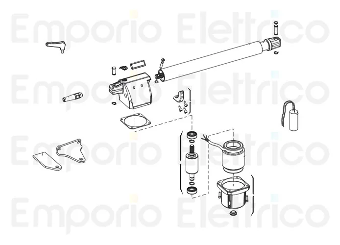 genius pagina ricambi per motore euro bat 230v 400 sx 
