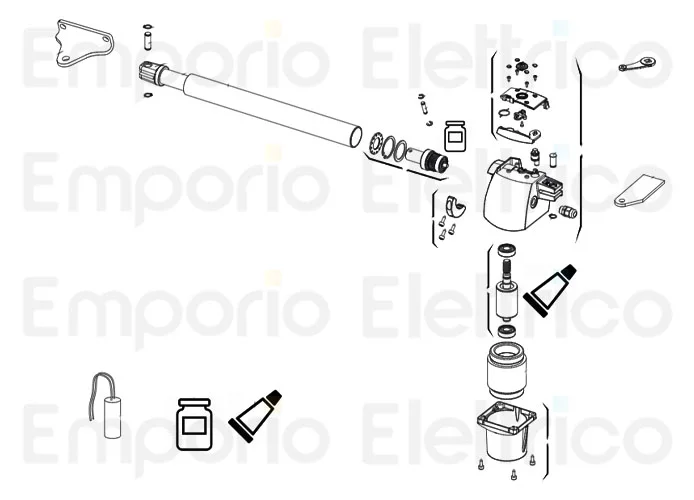 genius spare parts page for motor g-bat 424 right