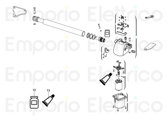 genius spare parts page for motor g-bat 324env right