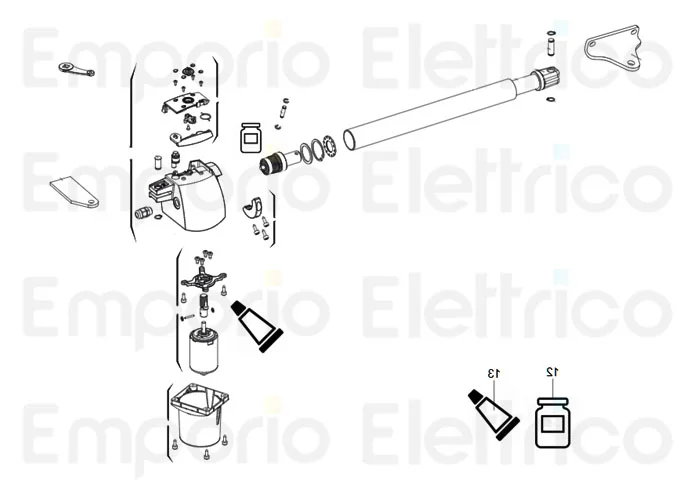 genius spare parts page for motor g-bat 324env left