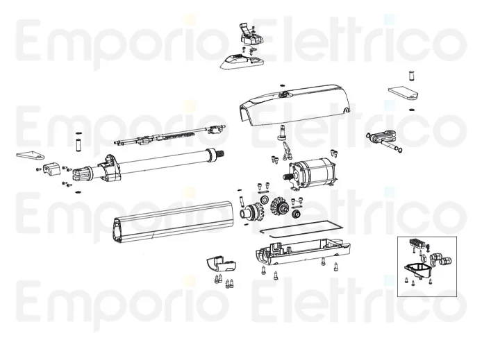 genius spare parts page for motor mistral 424 ls 