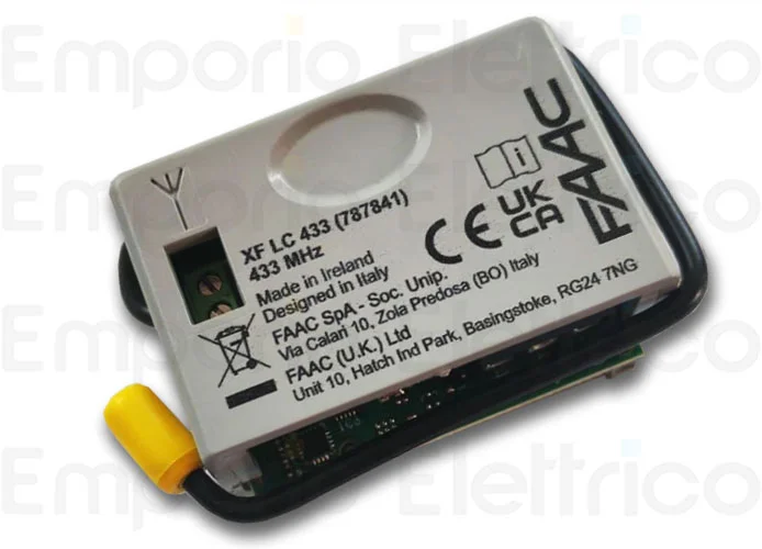 faac ricevente omnidec 433 mhz xf lc 433 787841 (ex 319006 e 787831)