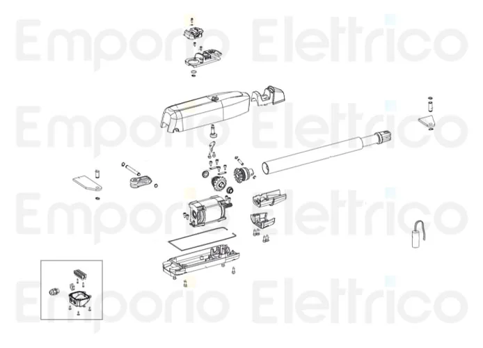 genius spare parts page for motor mistral t 300