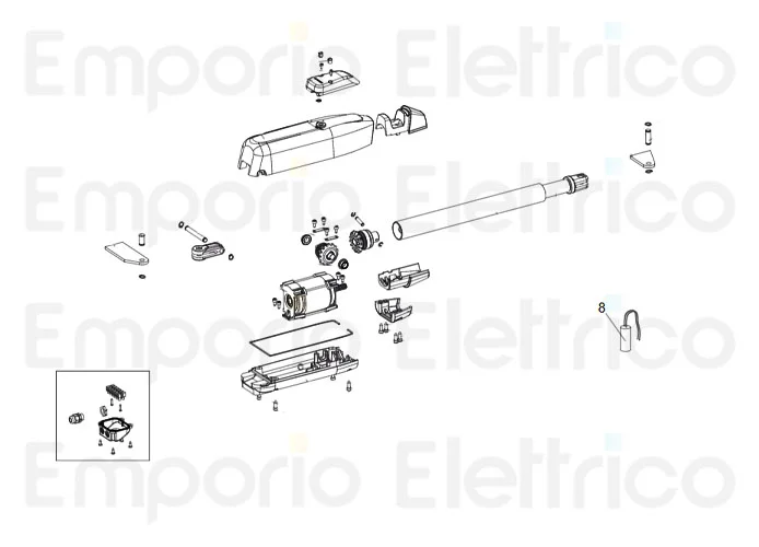 genius spare parts page for motor mistral t 400 r