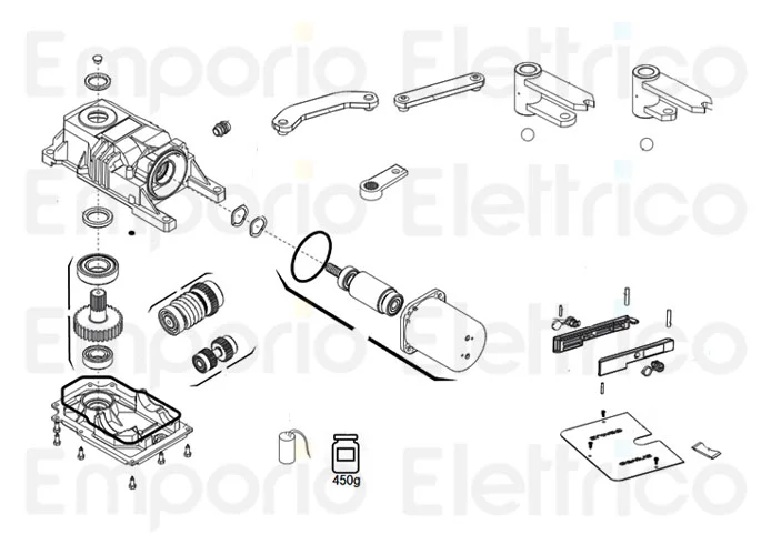 genius ricambio conf-coperch-cassa fond f1503 00058f1503x
