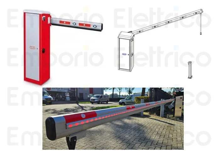 fadini 5.30 m aluminium pole with two pieces, a module and LEDs 9864l