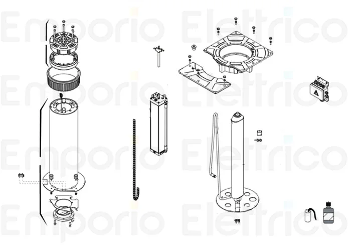 faac spare part release key j200ha 63000281