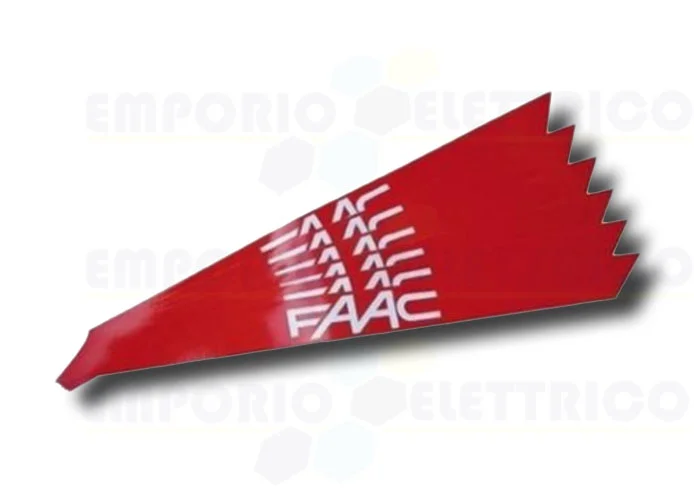 faac 6 reflector stickers kit for barriers 490117
