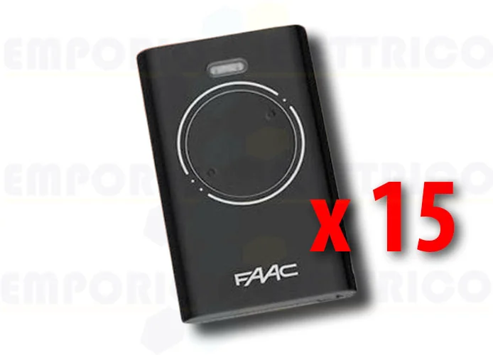 faac 15 x 2-channel remote controls xt2 433 slh lr 7870071