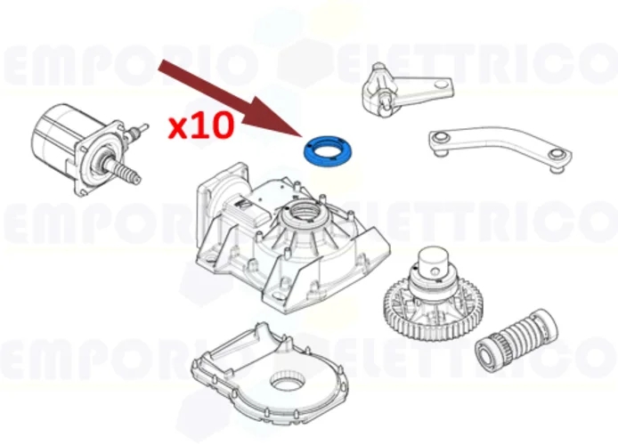 came spare part oil seal and cover 10 pieces 119ria120