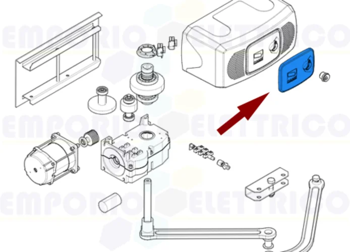 came spare part release cover ferni 119rid136