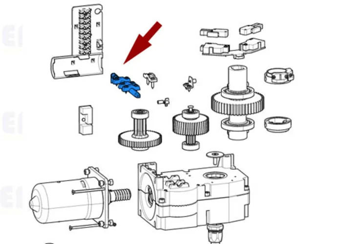 came spare part release rod ferni 119rid365