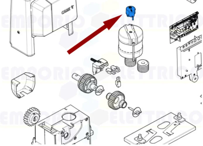 came spare part optical reader group bx 88001-0121