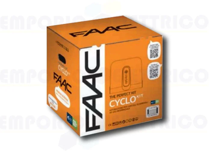 faac automation kit 24v dc 400 kg cyclo kit perfect 105916fr