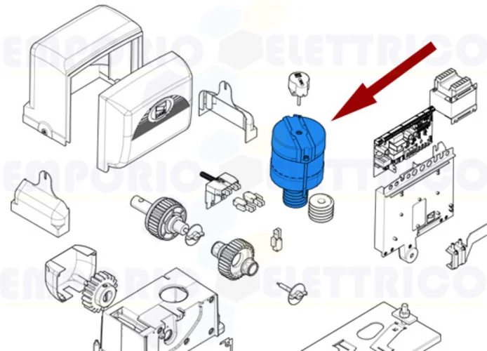 came spare part of the motor group bx 119ribx053